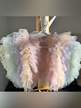 TUTU DU MONDE
x Barbie Rainbow Shrug (2-10 Years)